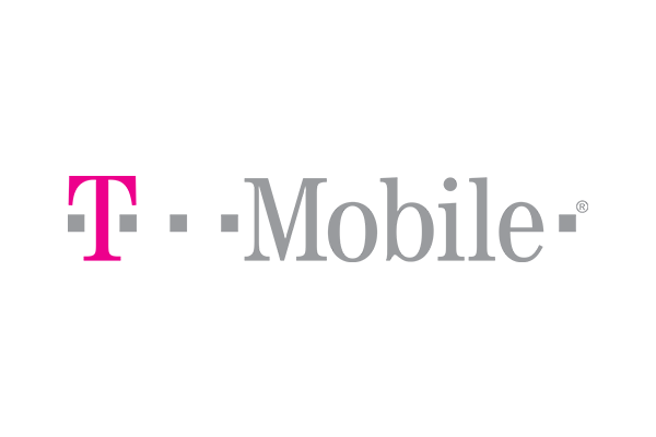T-Mobile logo with magenta 'T' and gray 'Mobile' text on a white background.