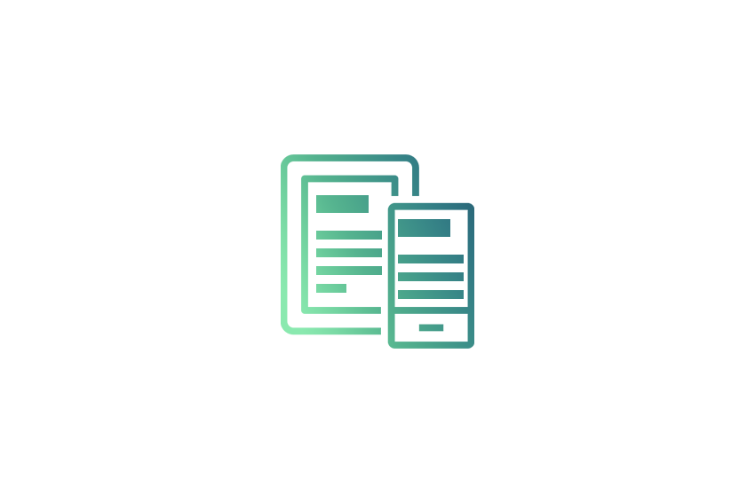 A square icon with a green to teal gradient, used for blog posts related to machine learning in healthcare and Financial Services Industry (FSI).