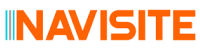 Navisite company logo in orange text on a transparent background