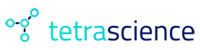 TetraScience company logo in blue and cyan colors, optimized for display at 200x50 pixels.