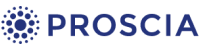 Proscia company logo in blue text with a circular emblem on the left.