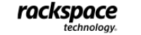 Rackspace logo in black and white on a transparent background, sized 200 by 50 pixels.