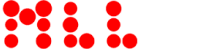 Logo of the Munich Leukemia Lab (MLL) featuring red dots arranged to form the letters 'MLL' on a transparent background.