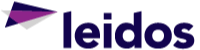 Leidos company logo with a stylized purple and gray paper airplane icon and the word 'leidos' in bold letters.