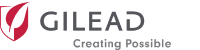 Gilead company logo with the slogan 'Creating Possible' in red and gray text.