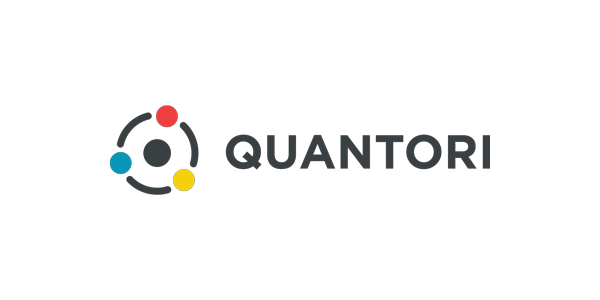 Logo of Quantori with stylized molecular graphic and the word 'QUANTORI' in bold letters.