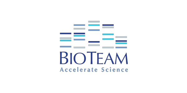 BioTeam company logo featuring the tagline 'Accelerate Science' with stylized horizontal bars above the wordmark.