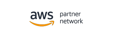 AWS Partner Network logo featuring the text 'aws partner network' with the signature orange Amazon smile under 'aws'.