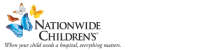 Logo of Nationwide Children's Hospital featuring two butterflies and the hospital's name.
