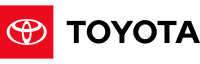 The image features the Toyota logo in white on a red background, accompanied by the text 'Toyota Motor North America' in black.