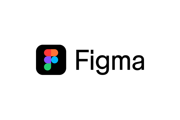 Figma logo with colorful 'F' icon on a transparent background.