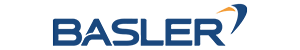 Basler company logo in blue and yellow colors