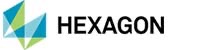 Hexagon company logo featuring geometric shapes in blue and green alongside the word HEXAGON.