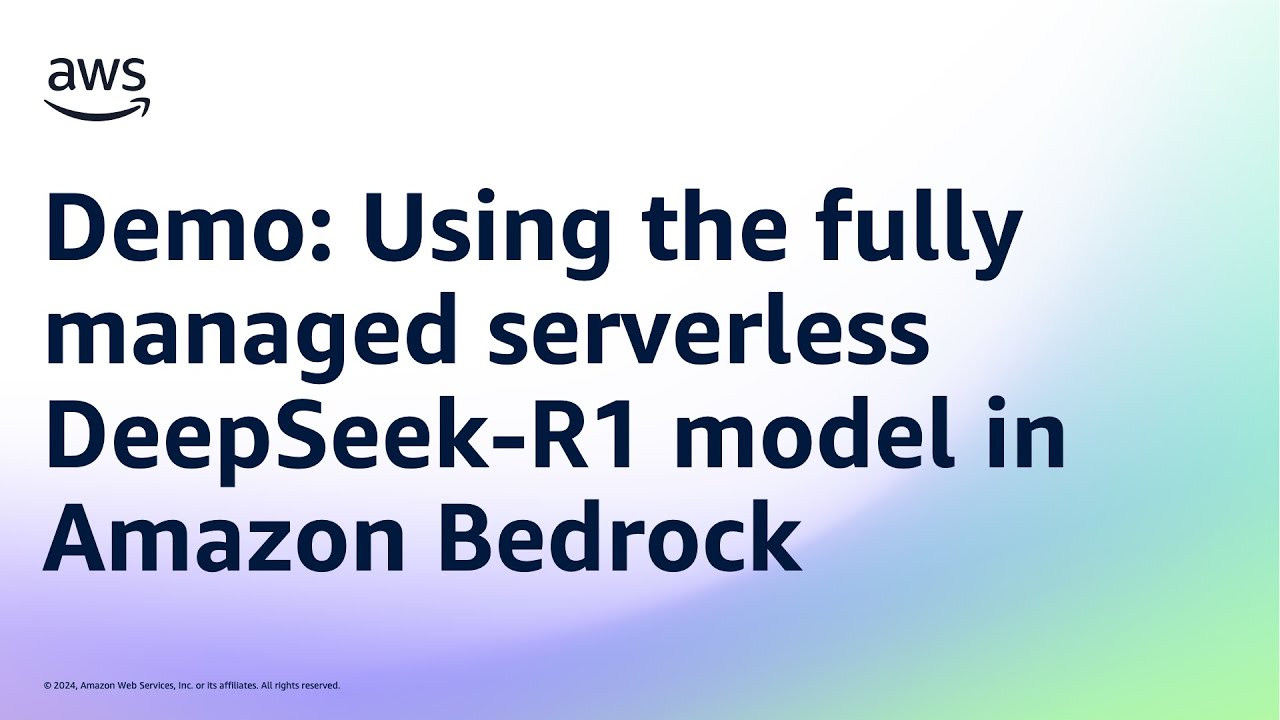 DeepSeek – Amazon Bedrock 中的模型– AWS