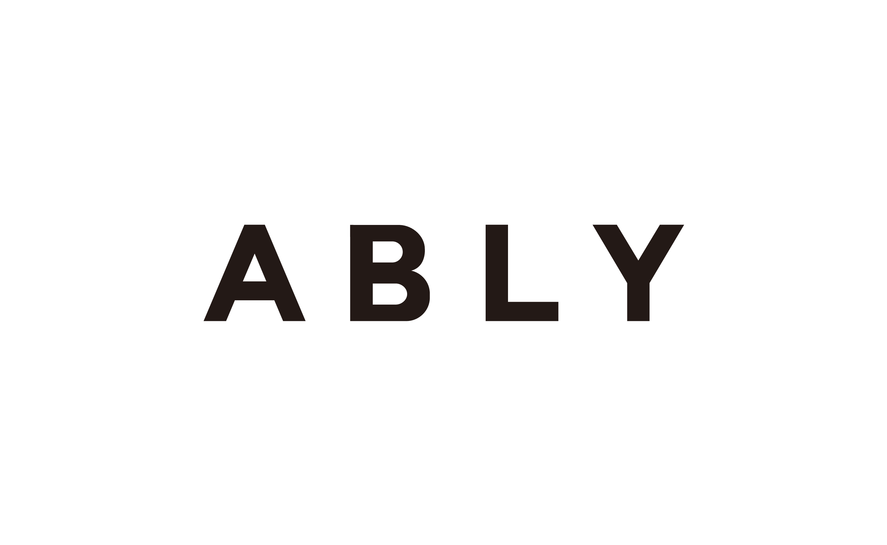 Ably logo in black text on a transparent background