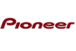The Pioneer logo in red text on a white background.