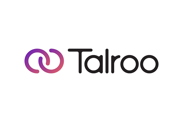 The Talroo logo, featuring a stylized icon and the word 'Talroo' in modern font.