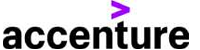 Accenture logo with a purple greater-than symbol above the text.