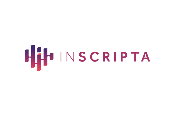 The official logo of Inscripta, featuring a stylized design with gradient colors and company name.