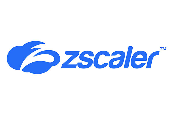 The Zscaler logo in blue, featuring a stylized cloud and the company name on a white background.
