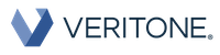 Veritone company logo with a stylized blue V and the word VERITONE.