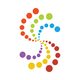 Colorful spiral logo representing Striim, featuring dots in various colors arranged in a swirling pattern.