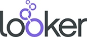 The Looker logo featuring stylized purple bubbles and black text.