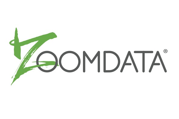 The Zoomdata logo featuring a large green 'Z' and the word 'Zoomdata' in gray text on a white background.