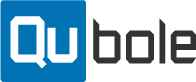 Qubole logo in blue and black text on a white background.