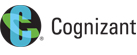 Cognizant logo in a horizontal layout, featuring the company name and graphic icon.