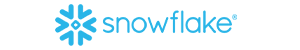 "Snowflake logo with the word 'Snowflake' in light blue text."