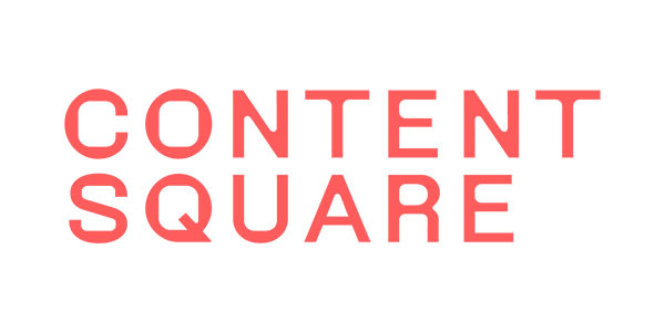 "Contentsquare logo with bold, coral-colored text on a white background."