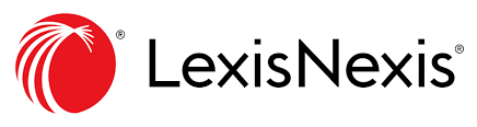 LexisNexis logo with a red circular icon on the left and black text on the right.