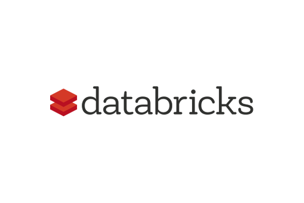 The Databricks logo featuring a red stacked icon and the word 'databricks' in lowercase text.