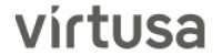 The Virtusa company logo in a modern, sans-serif font.