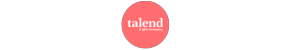 Talend logo shown in a red circle with white text.