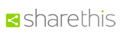"ShareThis logo with a green share icon and gray text."