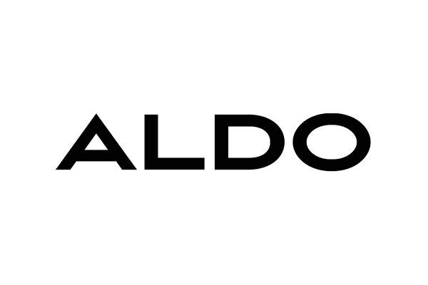 The ALDO company logo in black text on a transparent background.