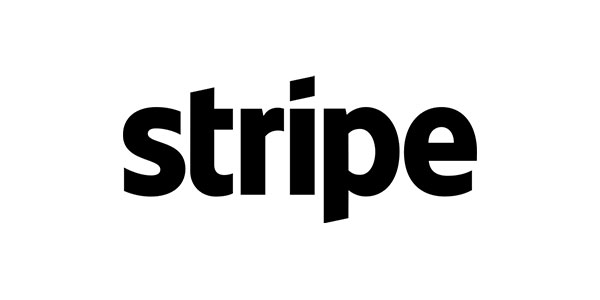 The word "stripe" in bold, black lowercase letters on a white background.