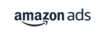 Amazon Ads logo with a curved arrow resembling a smile.