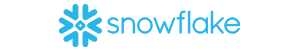 Snowflake company logo in blue text
