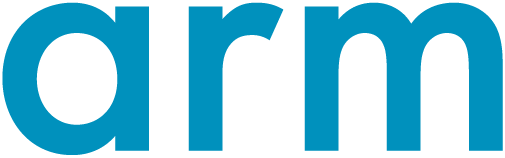The logo for Arm, featuring the word 'arm' in lowercase blue letters.