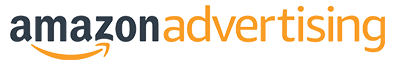 Amazon Advertising logo with the Amazon smile, featuring 'amazon' in black and 'advertising' in orange text.