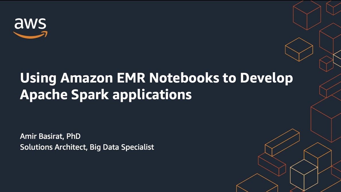 Using Amazon EMR Notebooks to Develop Apache Spark Applications