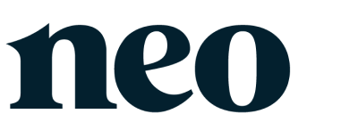 Logo image with the word 'neo' in a stylized font.