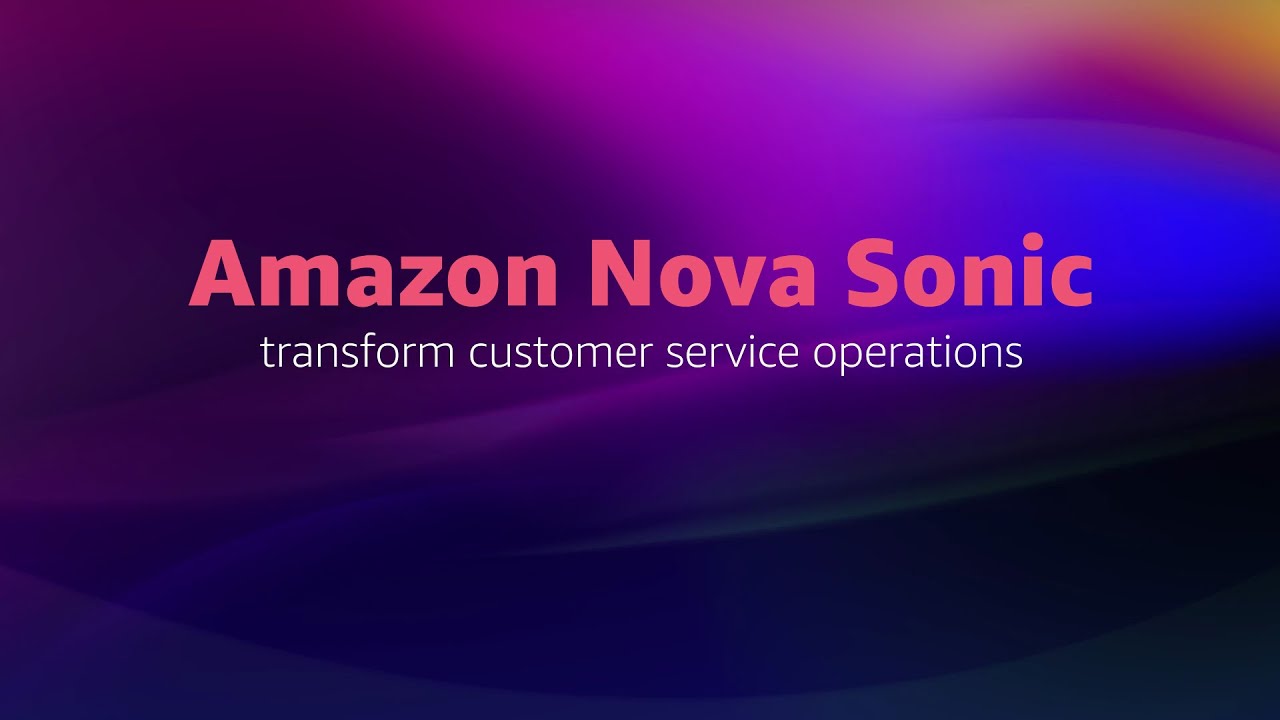 Amazon Nova Sonic banner