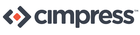 The Cimpress logo, featuring the company name in a stylized font with a geometric icon to the left.