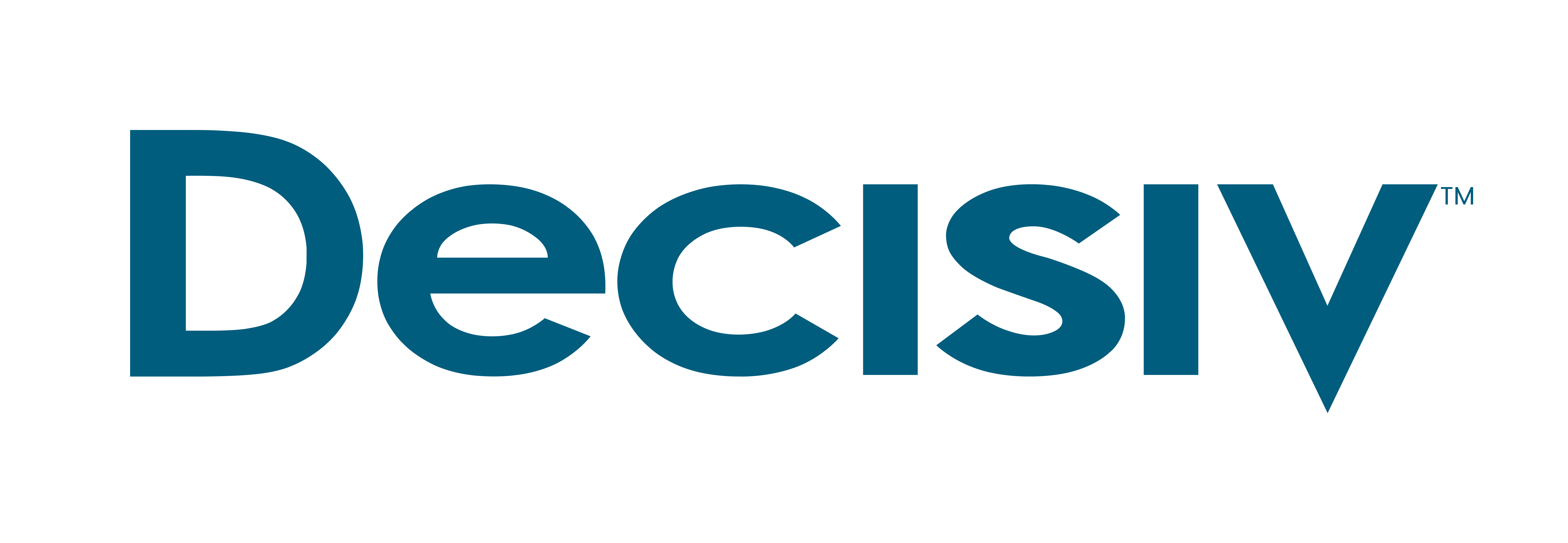 The Decisiv logo in blue text on a transparent background.