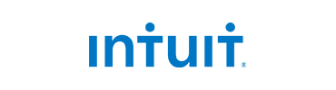 The Intuit logo featuring blue text on a transparent background.