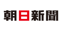 Logo of Asahi Shimbun featuring Japanese text.